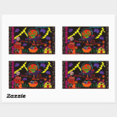 Halloween Candy 長方形シール (シート)