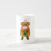 HALLOWEEN CANDY CORN COSTUME MOUSE  ボーンチャイナマグカップ (正面)