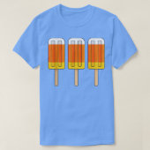 Halloween Candy Corn Funny Ice Cream Popsicles Tシャツ (デザイン正面)