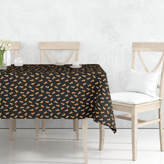 Halloween Candy Corn Pattern テーブルクロス