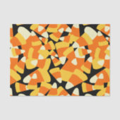 Halloween Candy Corn Seamless Pattern 薄葉紙 (正面)