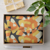 Halloween Candy Corn Seamless Pattern 薄葉紙 (ギフト)