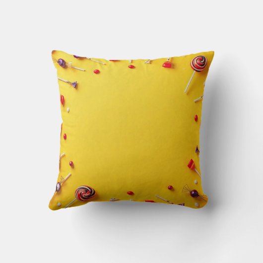 Halloween Candy Frame Pillow クッション (裏面)