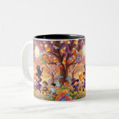 Halloween Candyland Parade ツートーンマグカップ (正面左)