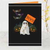 Halloween Card カード (黄色い花)