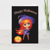 Halloween Card-Witch カード (正面)