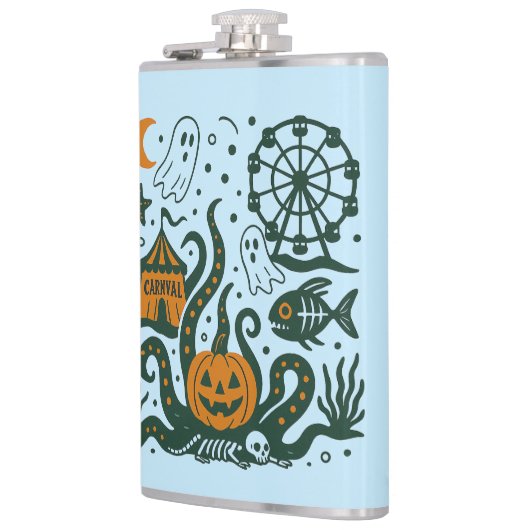 halloween carnaval under the ocean フラスク (左)