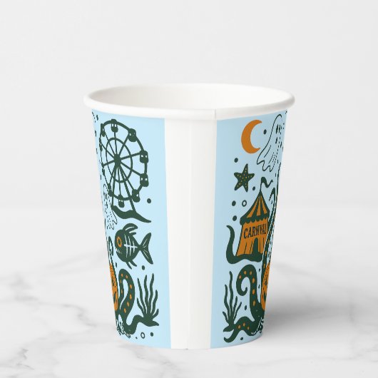 halloween carnaval under the ocean 紙コップ (右)