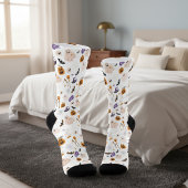 Halloween Cartoon Pattern ソックス