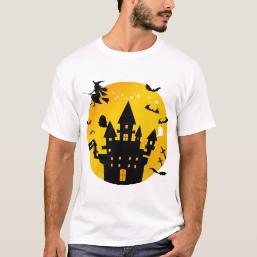 Halloween castle tシャツ (正面)