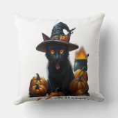 Halloween Cat  クッション (裏面)