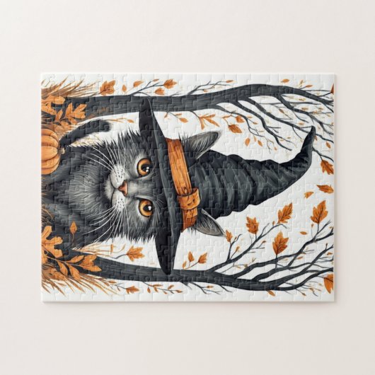 Halloween Cat  ジグソーパズル (横)