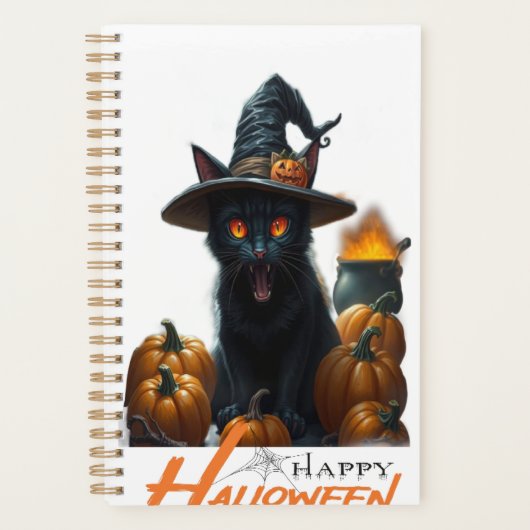 Halloween Cat  プランナー手帳 (正面)