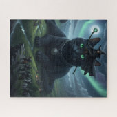 Halloween Cat Puzzle ジグソーパズル (横)