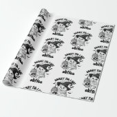 Halloween Cat Scary Til I Get Coffee ラッピングペーパー (アンロールド)