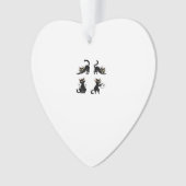 Halloween Cat  Spooky and Stylish Feline-Inspired  オーナメント (正面)