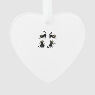 Halloween Cat  Spooky and Stylish Feline-Inspired  オーナメント