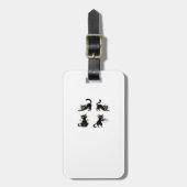 Halloween Cat  Spooky and Stylish Feline-Inspired  ラゲッジタグ (正面縦)