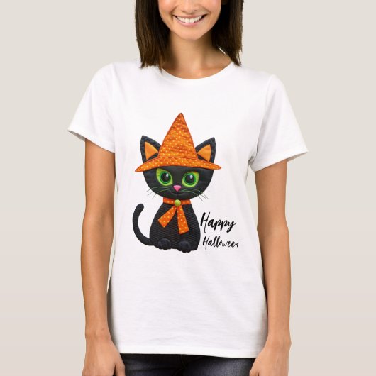Halloween Cat Tシャツ (正面)