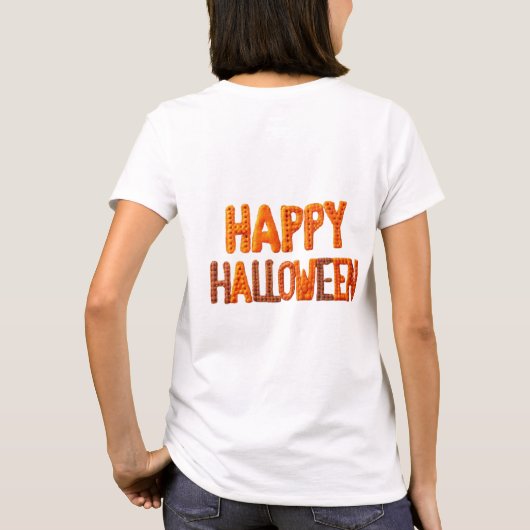 Halloween Cat Tシャツ (裏面)