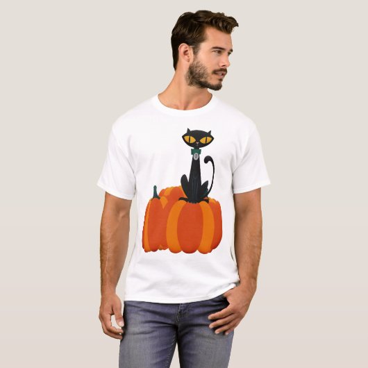 Halloween Cat Tシャツ (正面フル)
