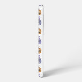 Halloween Cats and Pumpkins Pattern Samsung Galaxyケース (左側面)