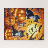 Halloween Cats Puzzle ジグソーパズル (横)