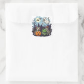 Halloween Cats Sticker スクエアシール (バッグ)