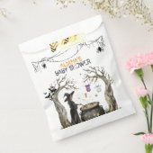 Halloween Cauldron Spooky Black Witch Baby Shower  フェイバーバッグ (封をした状態)