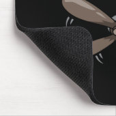 Halloween Ceiling Fan Costume Funny Easy Lazy Last マウスパッド (コーナー)