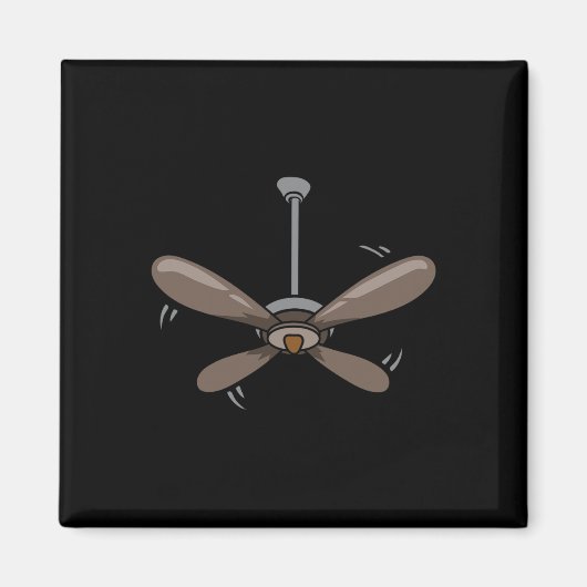 Halloween Ceiling Fan Costume Funny Easy Lazy Last マグネット (正面)