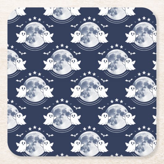 Halloween celebration スクエアペーパーコースター (正面)