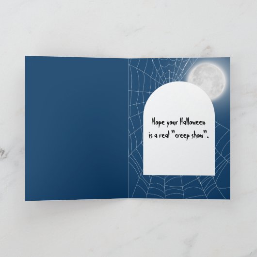 Halloween Centipede Trick or Treating カード (内部)