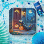 Halloween Centipede Trick or Treating ペーパープレート (パーティー)
