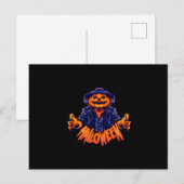 Halloween character jack o lantern terror ポストカード (正面/裏面)