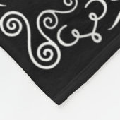 Halloween Chelorette Till Death Do Us Party Skelet フリースブランケット (角)