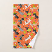 Halloween Chihuahua Bath Towel Set バスタオルセット (ハンドタオル)