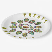 Halloween Circle of Zombies ペーパープレート (アングル)