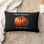 Halloween Citrouille Family ランバークッション (ブランケット)