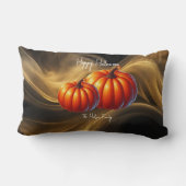 Halloween Citrouille Family Duo ランバークッション (裏面)