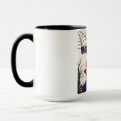 Halloween – citrouille sombre et sorcier マグカップ (左)