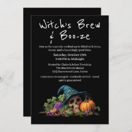 Halloween Cocktail Party | Boo-ze Night 招待状