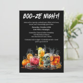 Halloween Cocktail Party | Boo-ze Night 招待状 (スタンド正面)