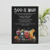 Halloween Cocktail Party | Boo-ze Night 招待状 (スタンド正面)