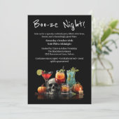 Halloween Cocktail Party | Boo-ze Night 招待状 (スタンド正面)