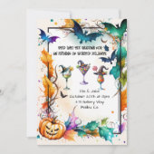 Halloween Cocktail Party Invitation 招待状 (正面)