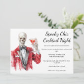 Halloween Cocktail Party | Spooky Chic Night 招待状 (スタンド正面)