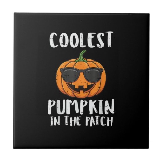 Halloween Coolest Pumpkin Patch Costume Men Boys K タイル (正面)