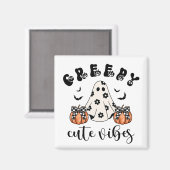 Halloween Coquette Creepy Cute Vibes マグネット (正面/裏面)