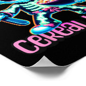 Halloween Costume Cereal Killer Funny Breakfast Ce ポスター (角)